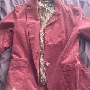 Calvin Klein Maroon Blazer